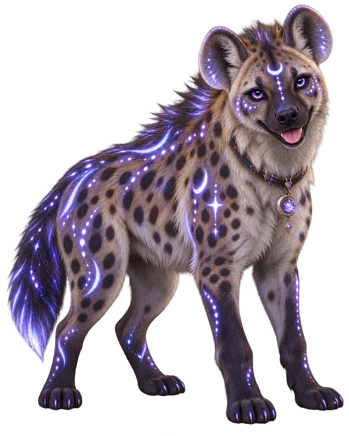 Tiny, Luna Dawn’s hyena companion