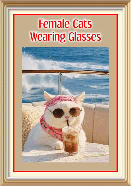 Female Cats with Glasses ANO FRM
