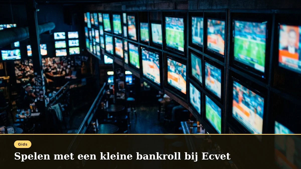 Spelen met een kleine bankroll bij Ecvet