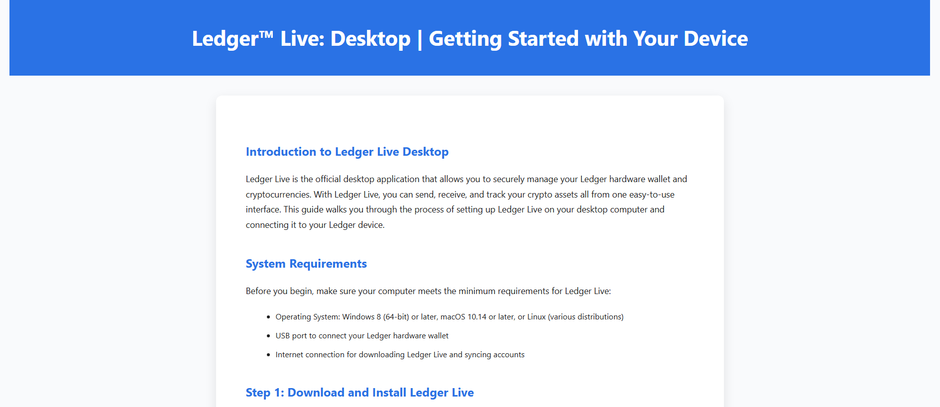 Stored capture of ledger--live-info.pages.dev