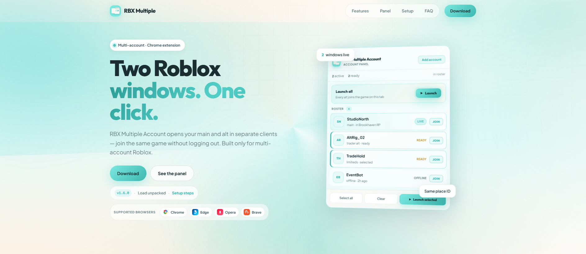 Screenshot of rbxmultiple.at