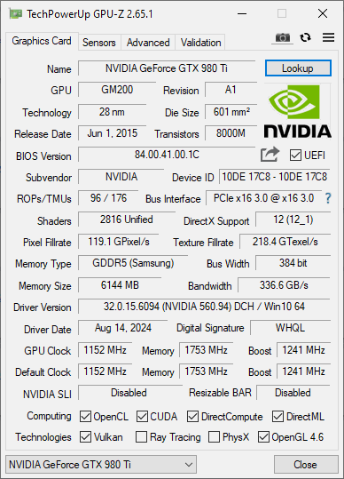 palit gtx 980ti