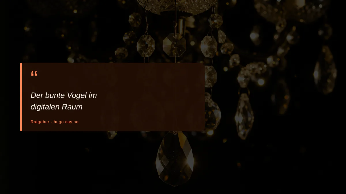 Der bunte Vogel im digitalen Raum
