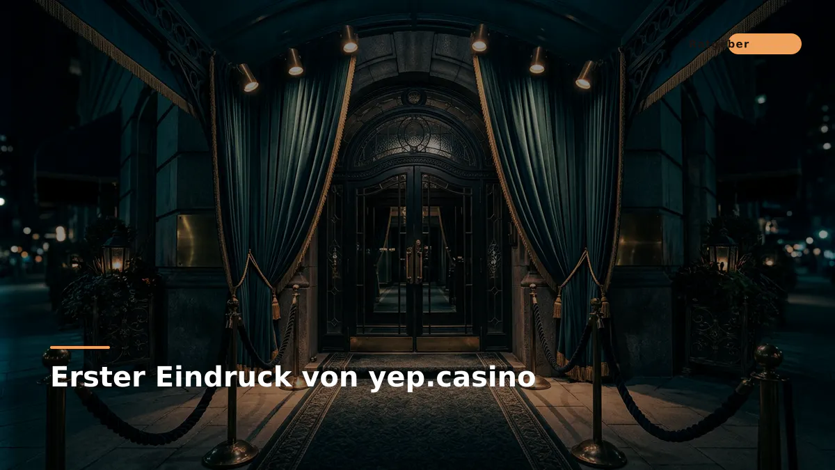 Erster Eindruck von yep.casino