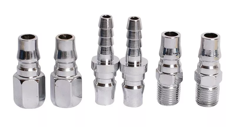 Kit de enchufe y acoplador rápido de 6 piezas de 1/4 '