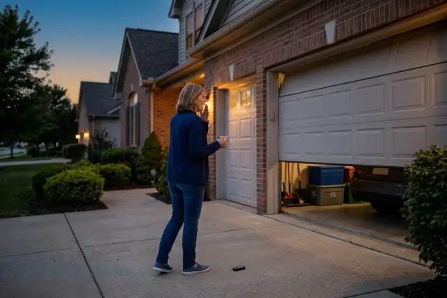 Finding Your Open Garage Brings Instant Panic. This Incredibly Unexpected