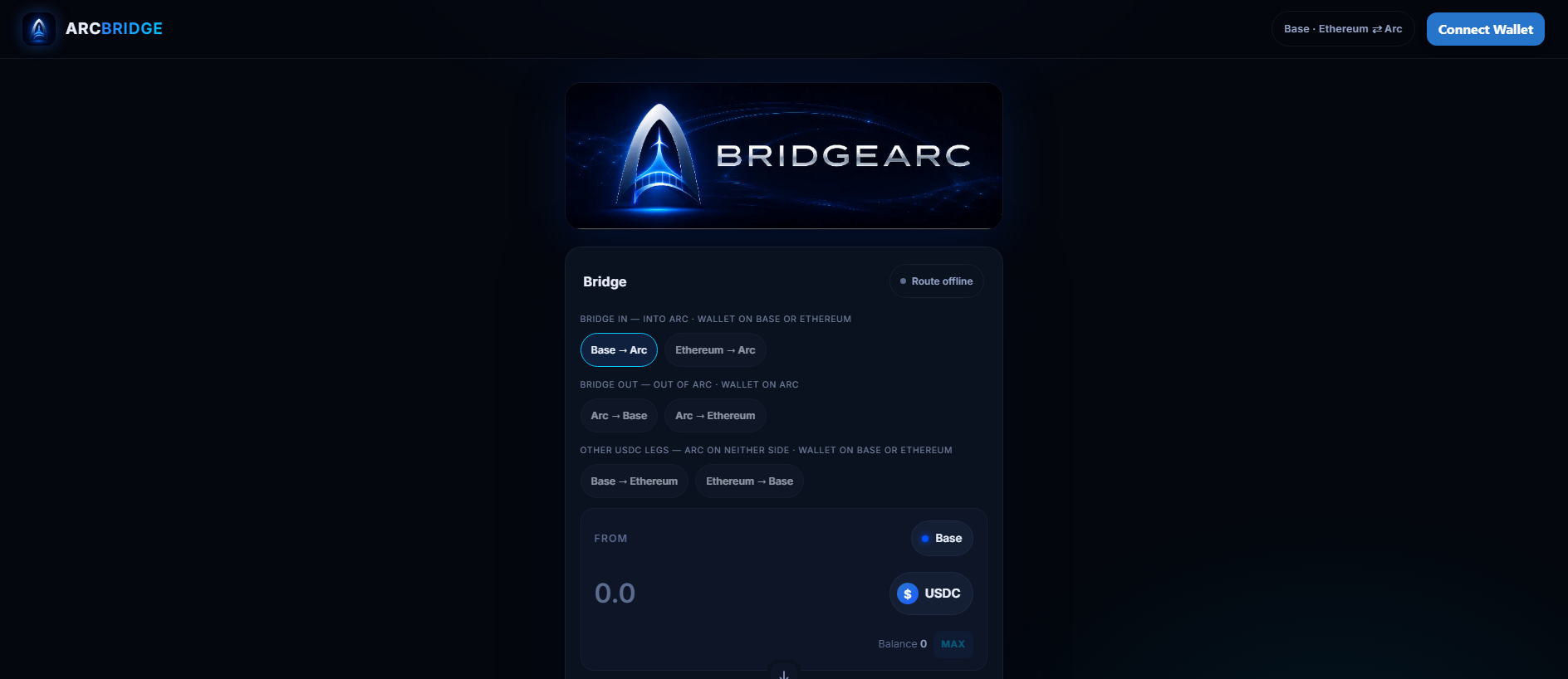 Stored capture of bridgearc.live