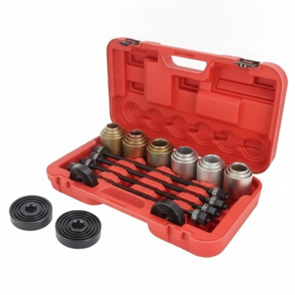 Bearing Bush Press and Pull Sleeve Set, 22 x Sleeves with 5 Spindles
