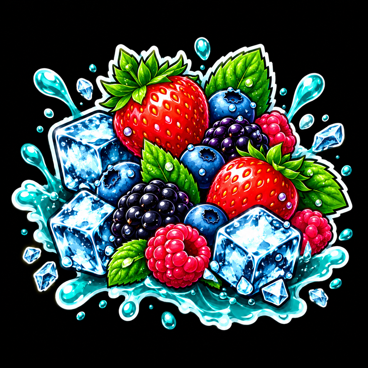 VHILL 12K Mixed Berries Ice