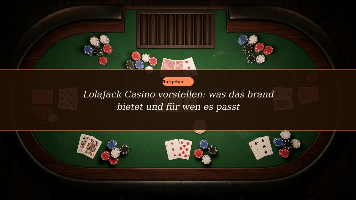LolaJack Casino vorstellen: was das brand bietet und für wen es passt