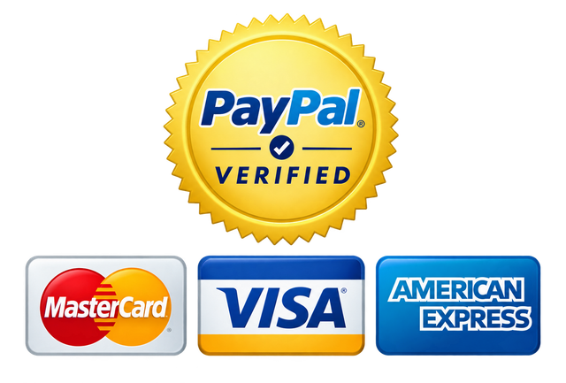 PayPal Visa Mastercard American Express