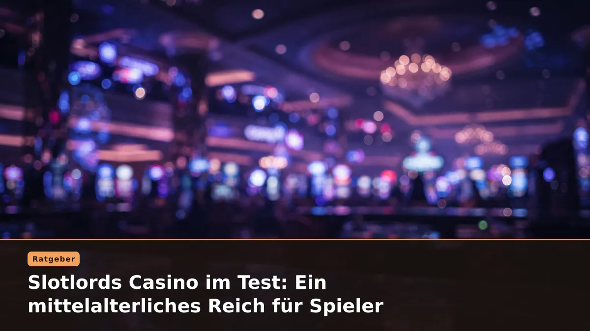 Slotlords Casino im Test: Ein mittelalterliches Reich für Spieler