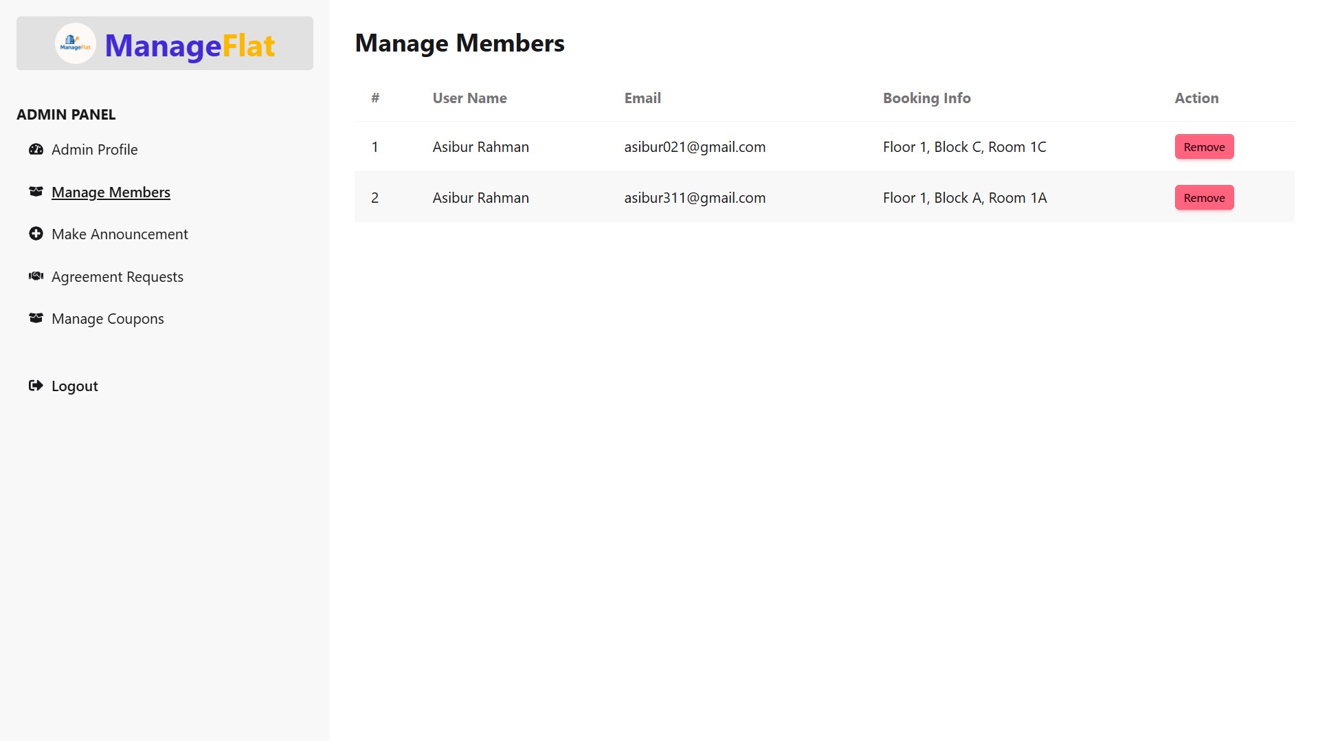 FlatManage screenshot 7