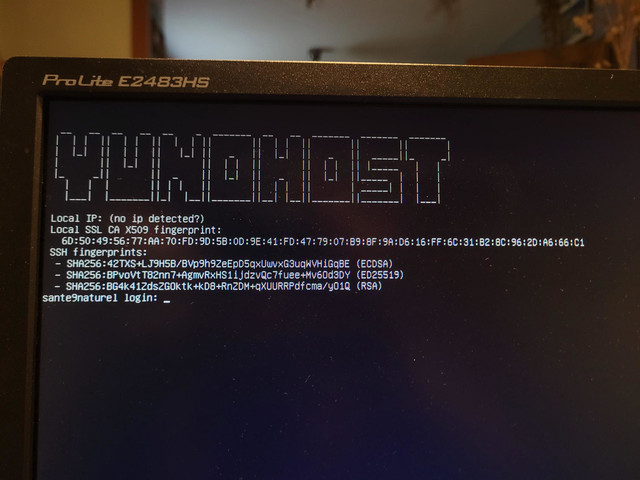 console-Yunohost