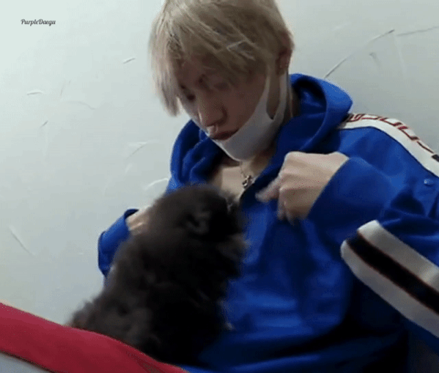 BTS V and Yeontan