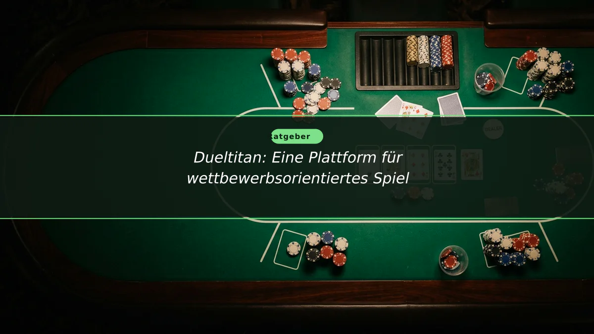 Dueltitan: Eine Plattform für wettbewerbsorientiertes Spiel