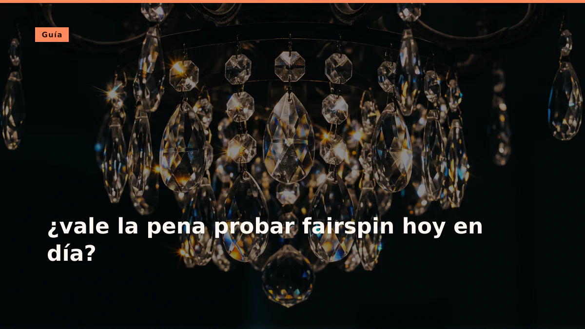 ¿vale la pena probar fairspin hoy en día?