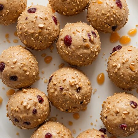 Cranberry Orange Protein Bites