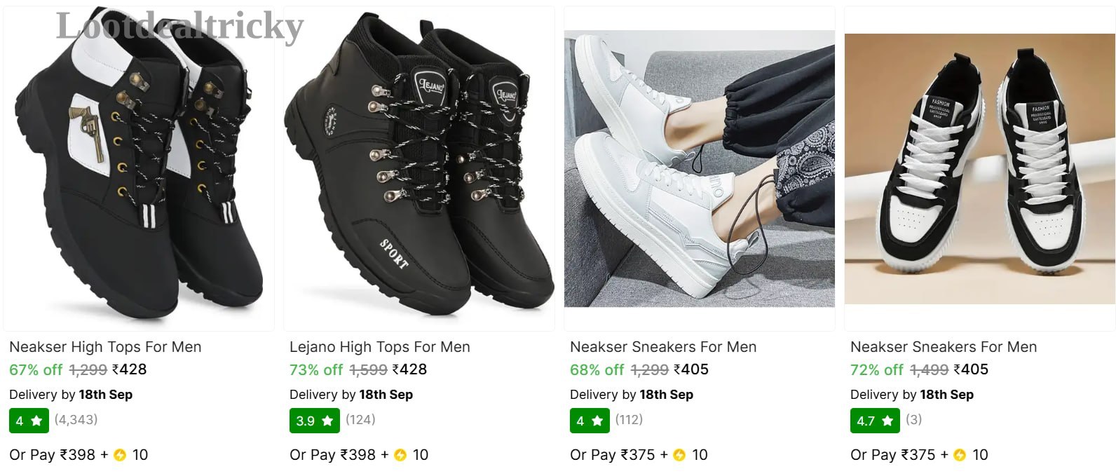 Men S Shoes – Just ₹405 | Best Price Drop Today