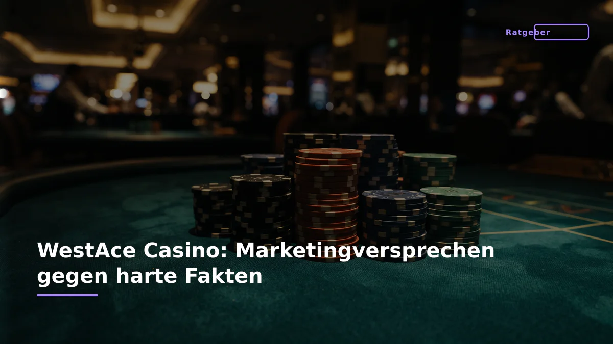 WestAce Casino: Marketingversprechen gegen harte Fakten