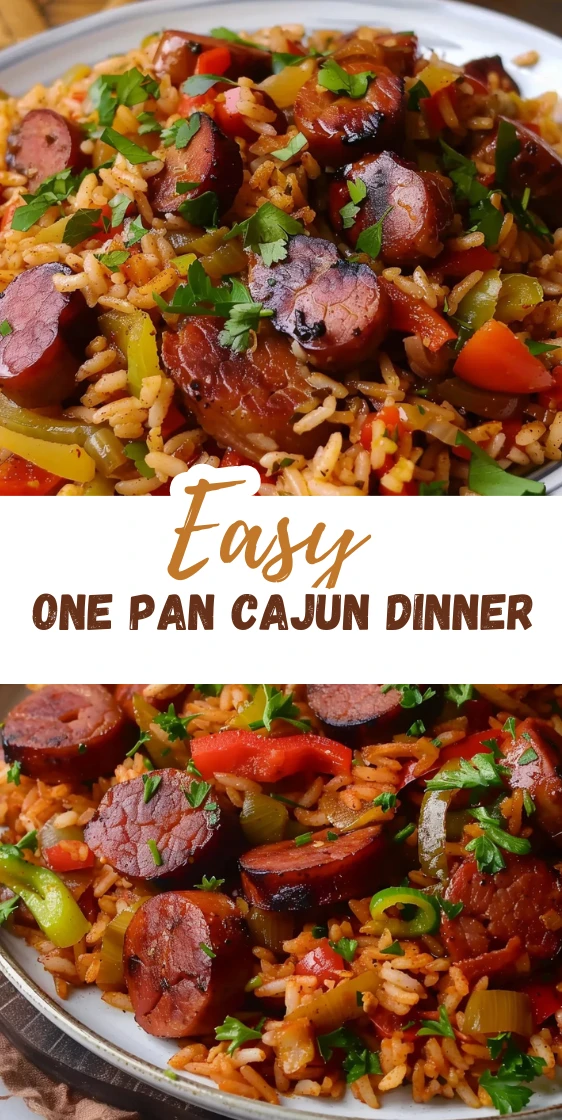 Easy Cajun Sausage and Rice Skillet – One Pan Dinner