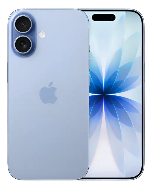 iPhone 17 na cor Azul Bebê