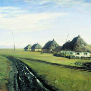 Дорога у деревни 1877