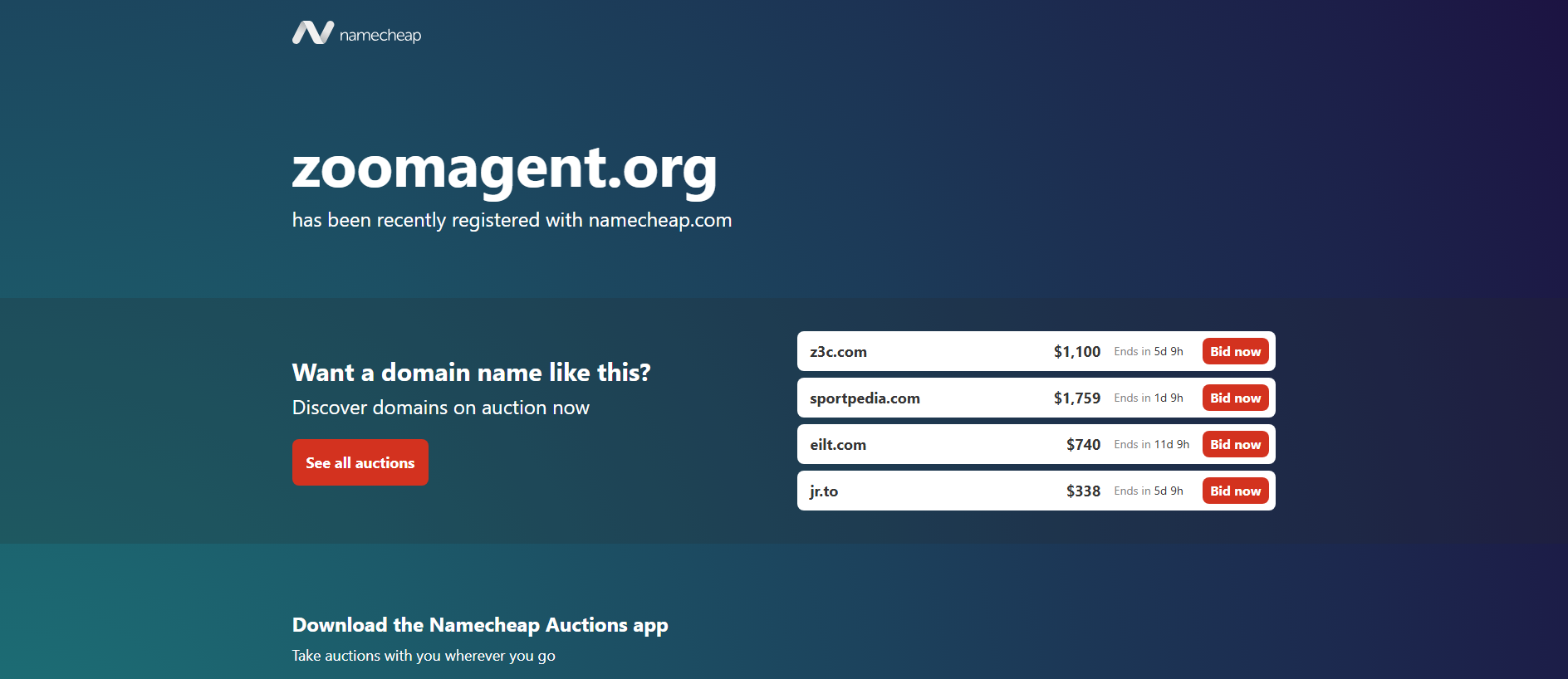 Stored capture of zoomagent.org