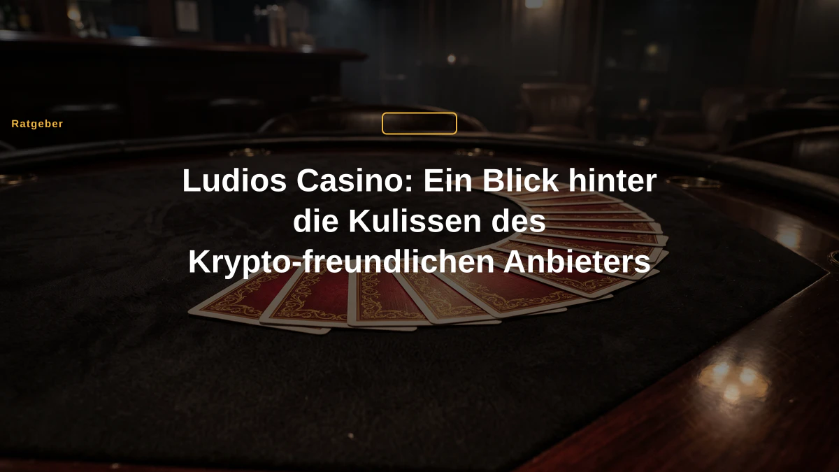Ludios Casino: Ein Blick hinter die Kulissen des Krypto-freundlichen Anbieters