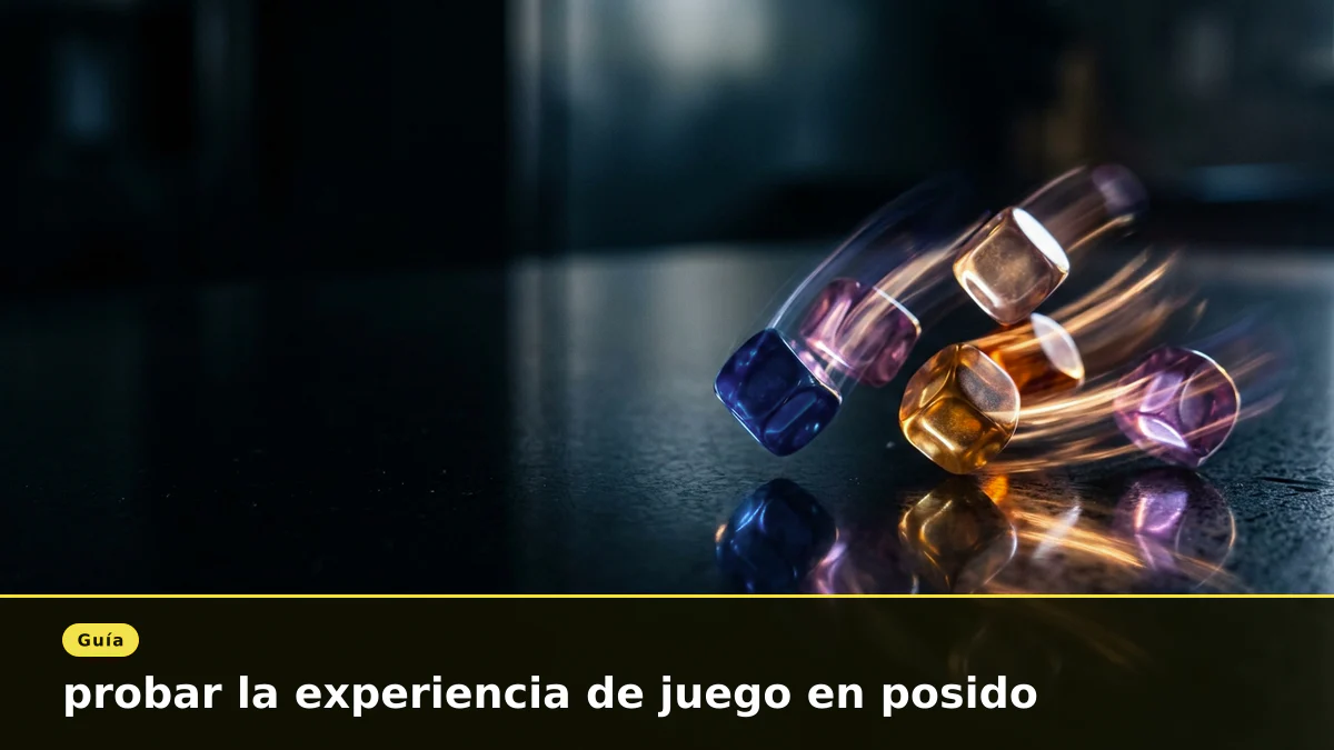 probar la experiencia de juego en posido