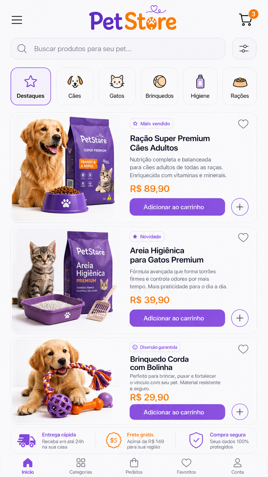 PetShop - App Cliente