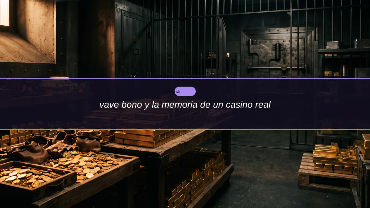 vave bono y la memoria de un casino real