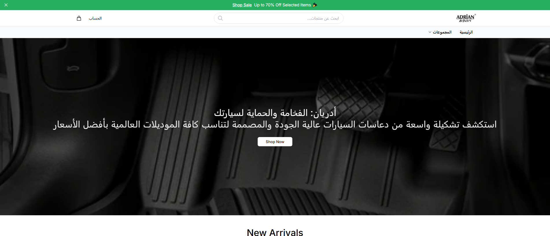 Stored capture of adrgeneral.shop