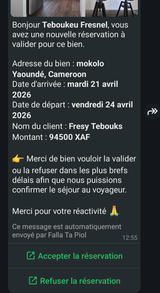 3 - Confirmez et accueillez