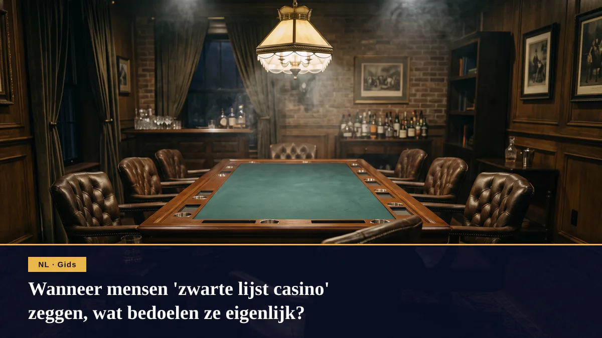 Wanneer mensen 'zwarte lijst casino' zeggen, wat bedoelen ze eigenlijk?