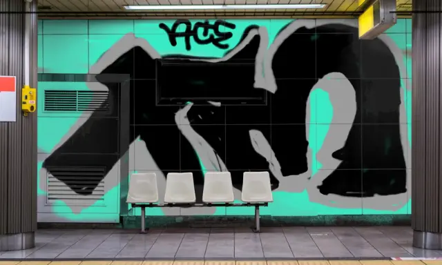 Graffiti artwork by ACE