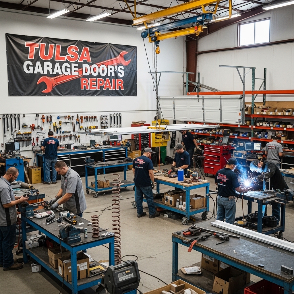Tulsa Garage Door's Repair Logo - Expert Garage Door Repair Service