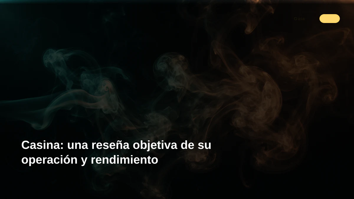 Casina: una reseña objetiva de su operación y rendimiento