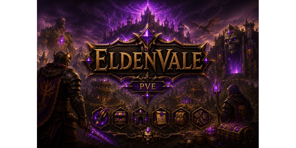 Баннер сервера ![EU] EldenVale | PVE | Bi-Weekly | 2x | Skilltree Raidable Bas