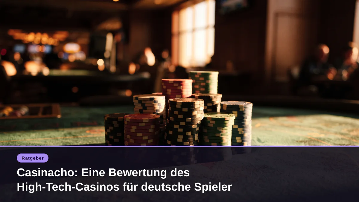Casinacho: Eine Bewertung des High-Tech-Casinos für deutsche Spieler