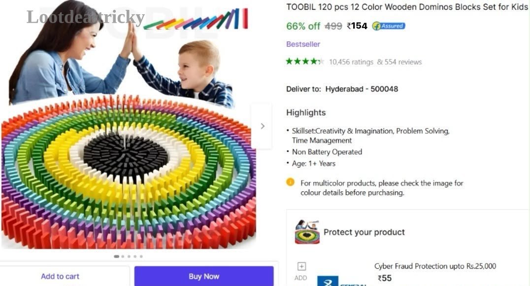 Kids Wooden Domino | Top Unbeatable Deal