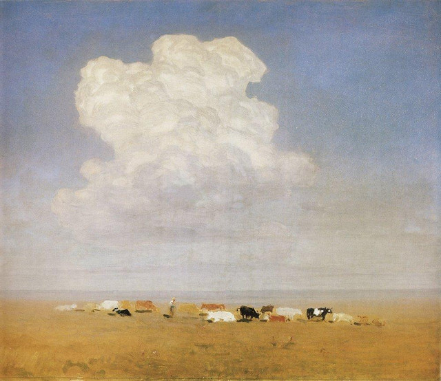 Полдень Стадо в степи 1890 1895