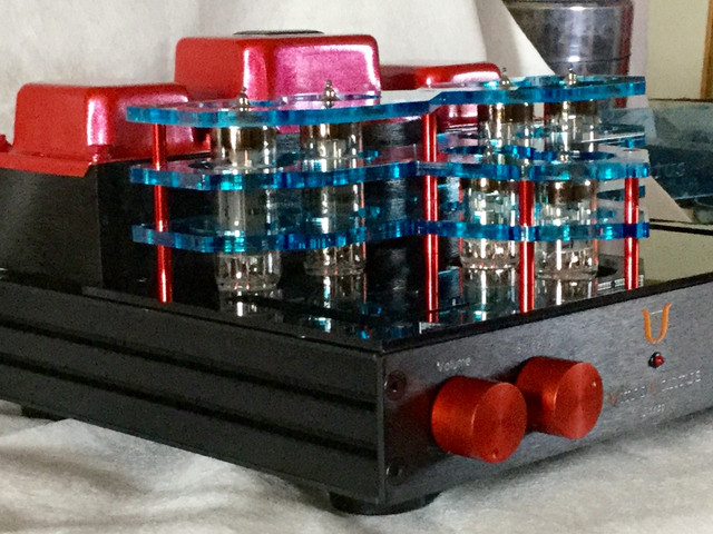 Handbuilt L’Aquila tube amplifier 10+10W rms AB ‘’hot’ class