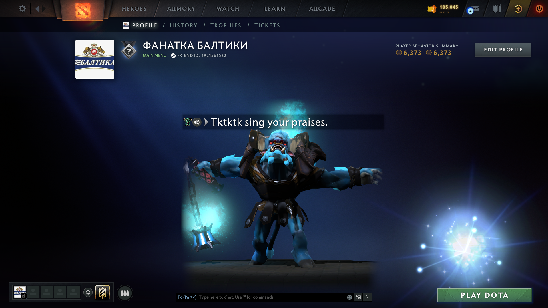 Dota 2 Account  MMR