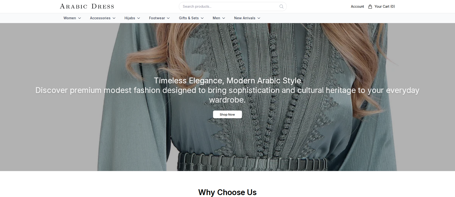 Stored capture of arabicdressstyle.shop