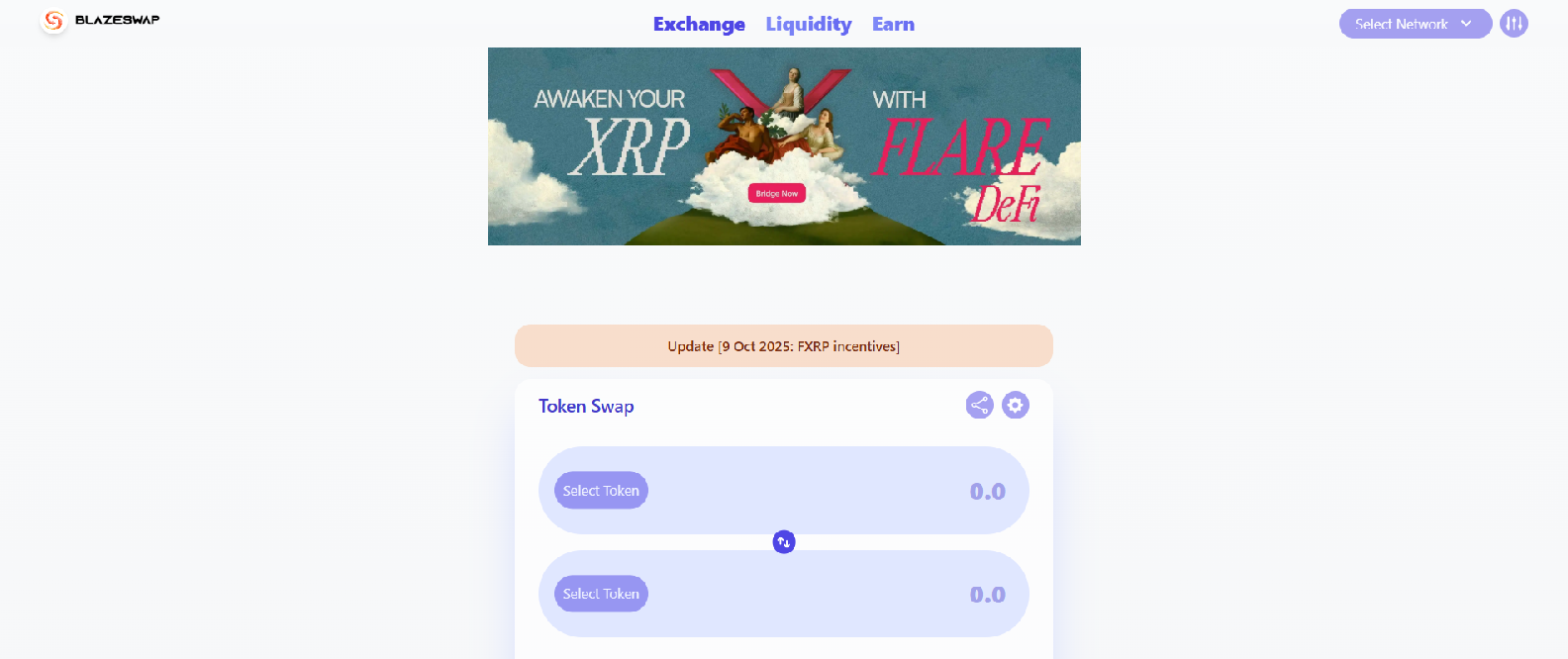 Screenshot of blazeswap.pro