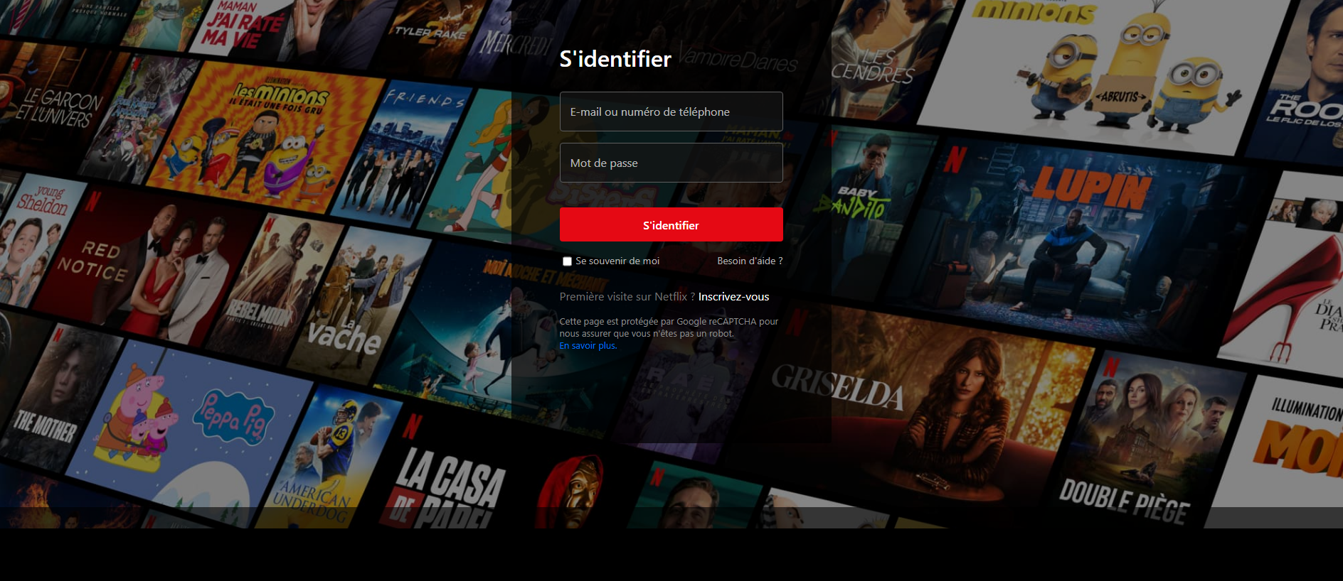 Forensic screenshot of [REDACTED] showing the phishing page layout
