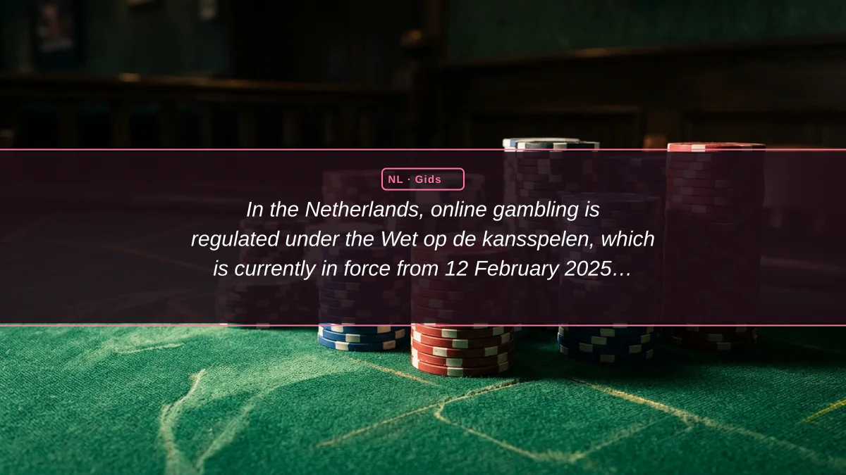 Spelen in de gereguleerde Nederlandse online casinomarkt