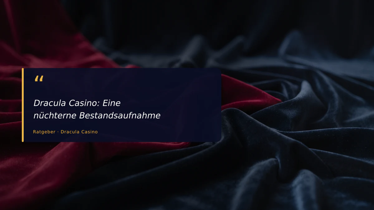 Dracula Casino: Eine nüchterne Bestandsaufnahme