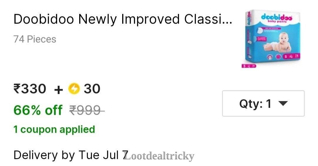 Loot 330 30 – Fantastic Price Cut @ ₹330